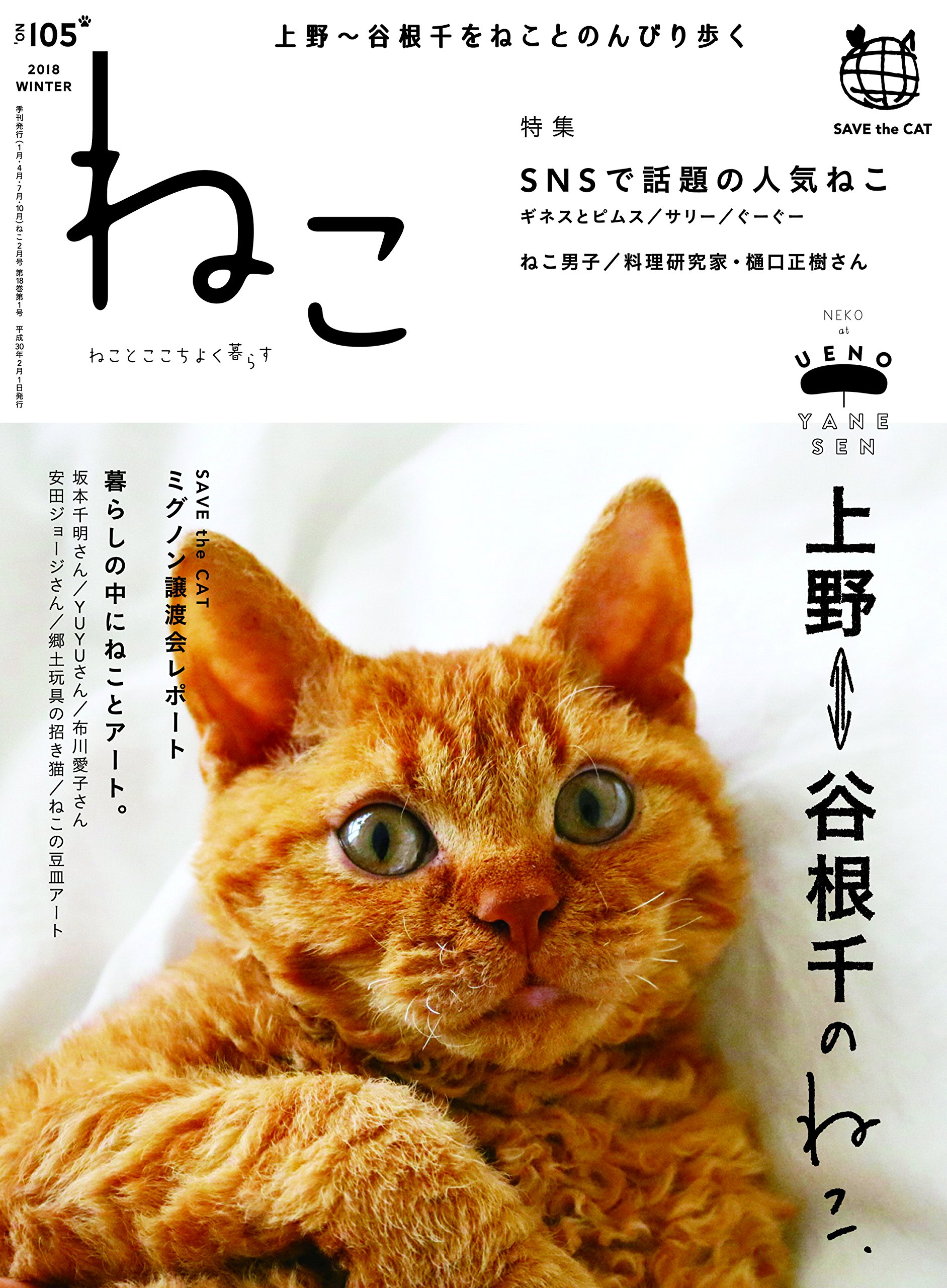 Amazon.co.jp: ねこ 2018年2月号 Vol.105 : Japanese Books